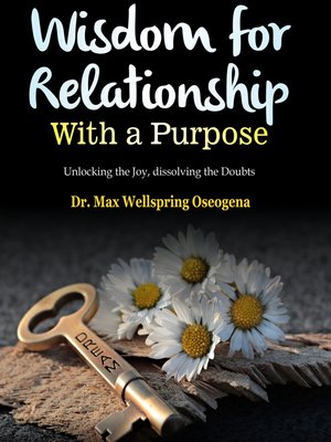 cover image of Wisdom for Relationship With a Purpose
